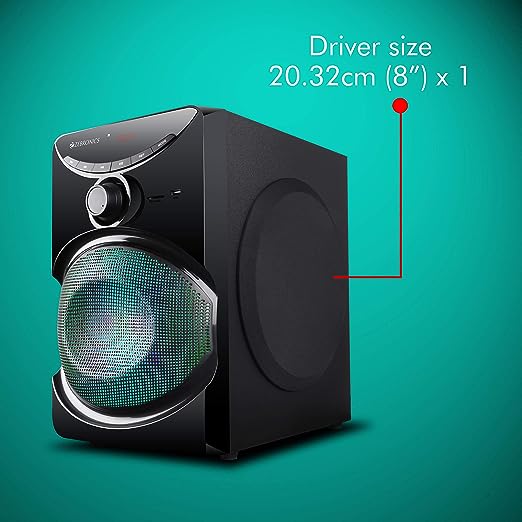ZEBRONICS Zeb-Energy 60 Watt 2.1 Channel Wireless Bluetooth Multimedia Speaker (Black) ZEBRONICS Zeb-Energy 60 Watt 2.1 Channel Wireless Bluetooth Multimedia Speaker (Black)
